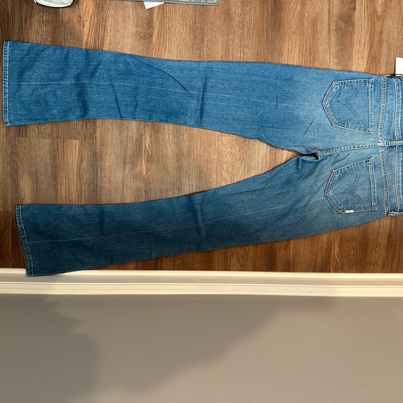 MOTHER Flare Jeans in Classic Blue - Picture 4 of 6